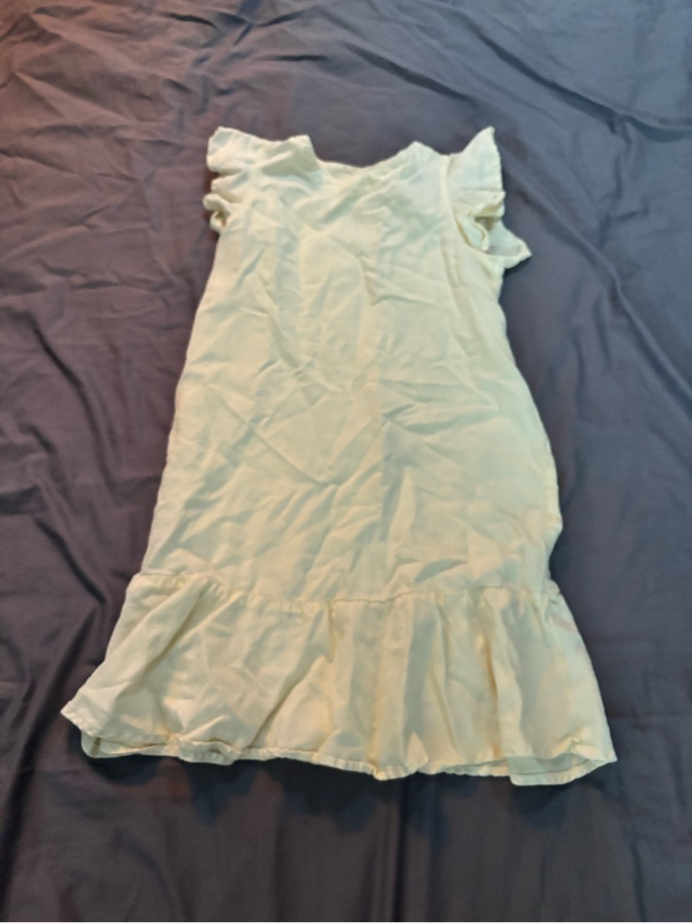 Bella Dahl Girl Pale Mint Ruffle Top